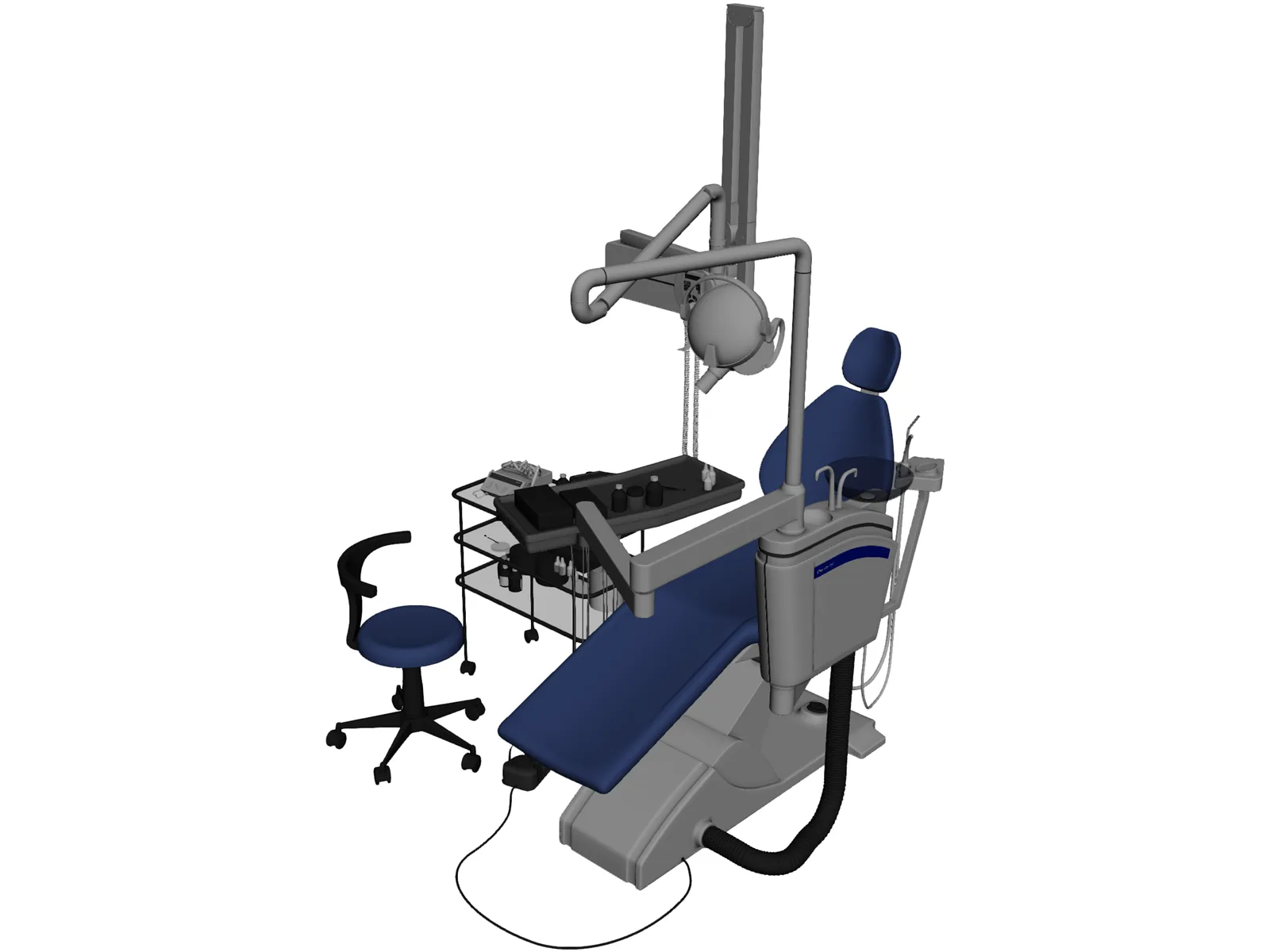 Dental Clinic Chair 3D Model main preview