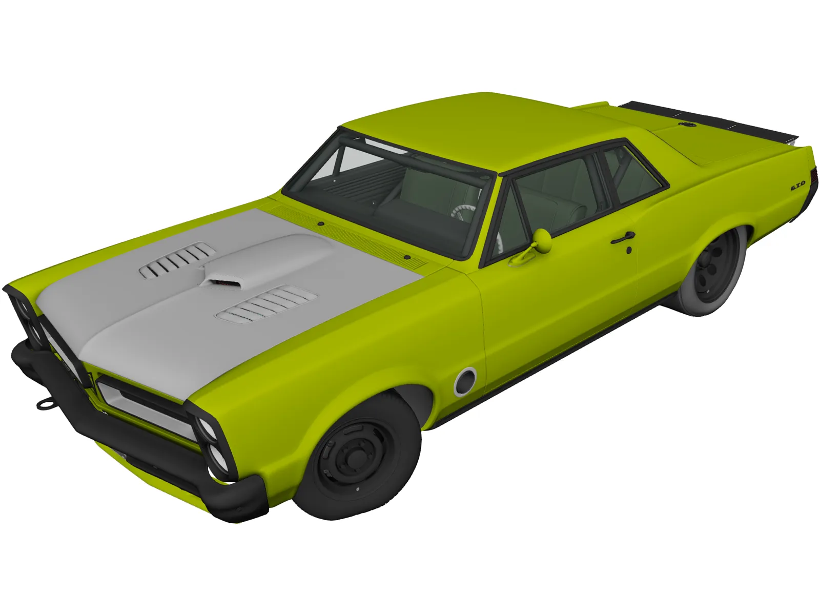Pontiac GT Turbo 3D Model main preview