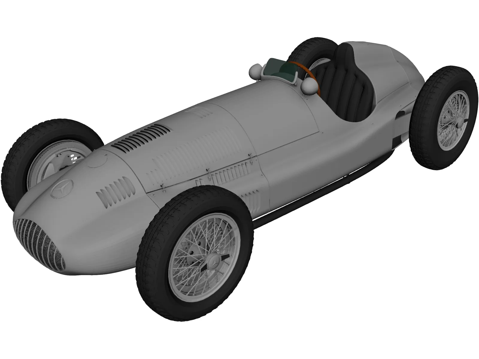 Mercedes-Benz W165 (1939) 3D Model main preview