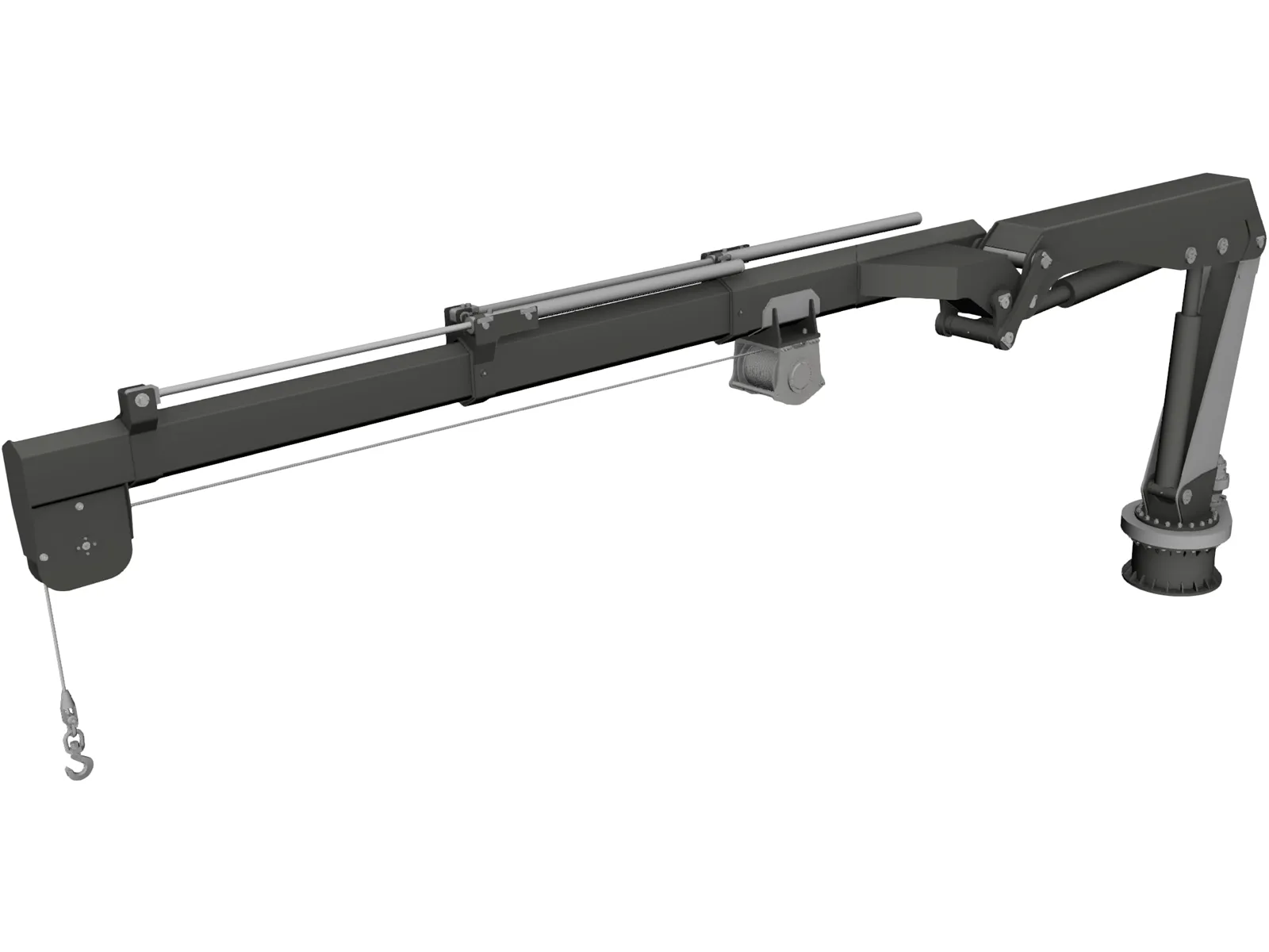 HDS Crane 3D Model main preview