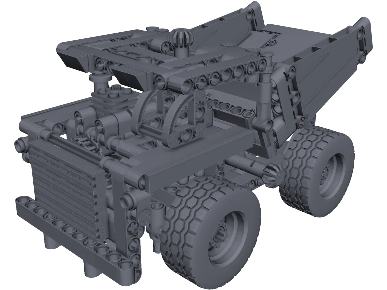 Lego Technic 42035 Mining Truck (2015) 3D Model main preview