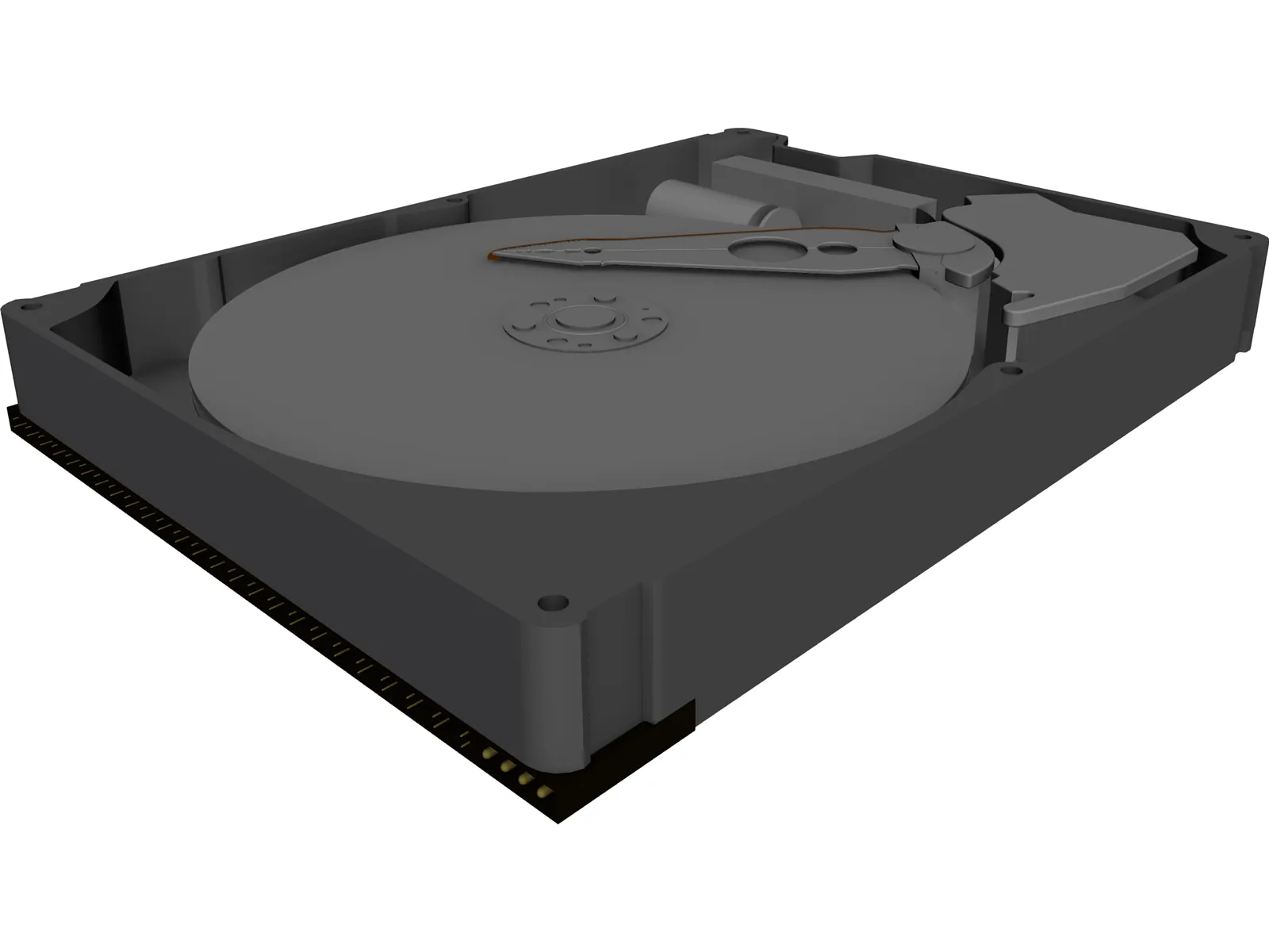 Harddrive (HDD) 3D Model main preview