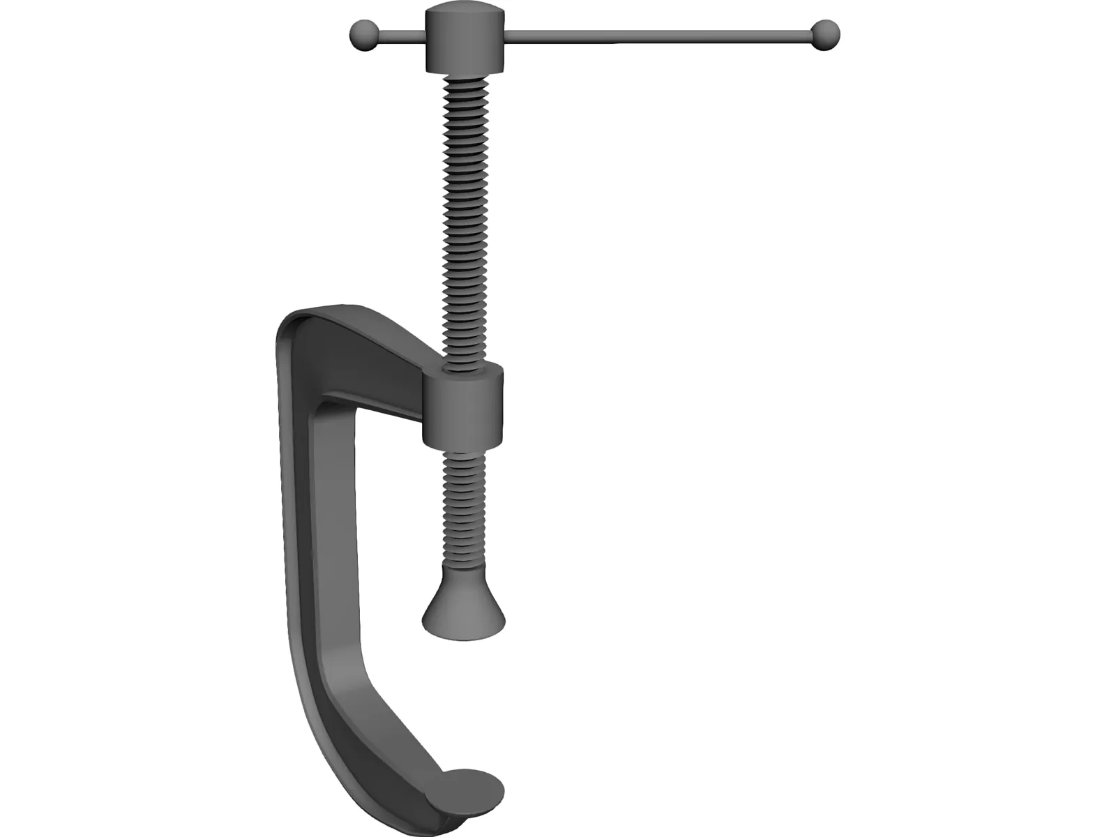Clamp 3D Model main preview
