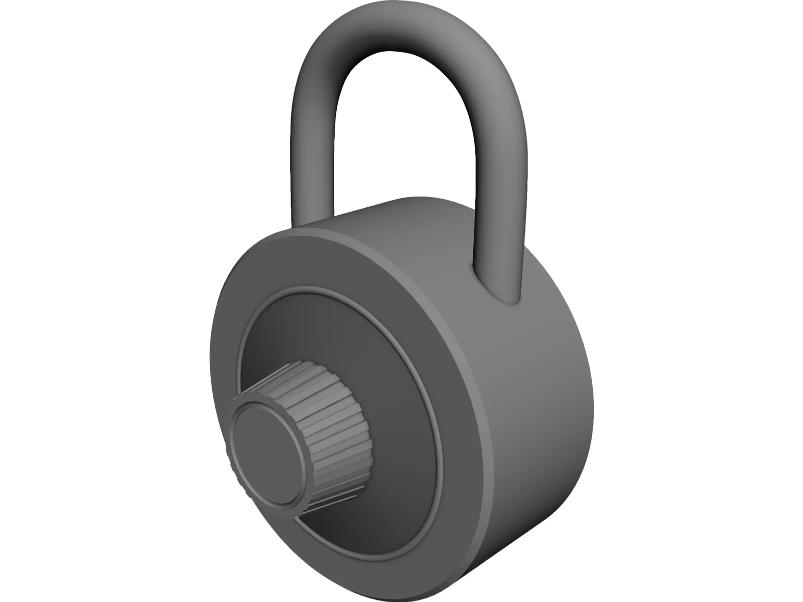 Lock 3D Model main preview