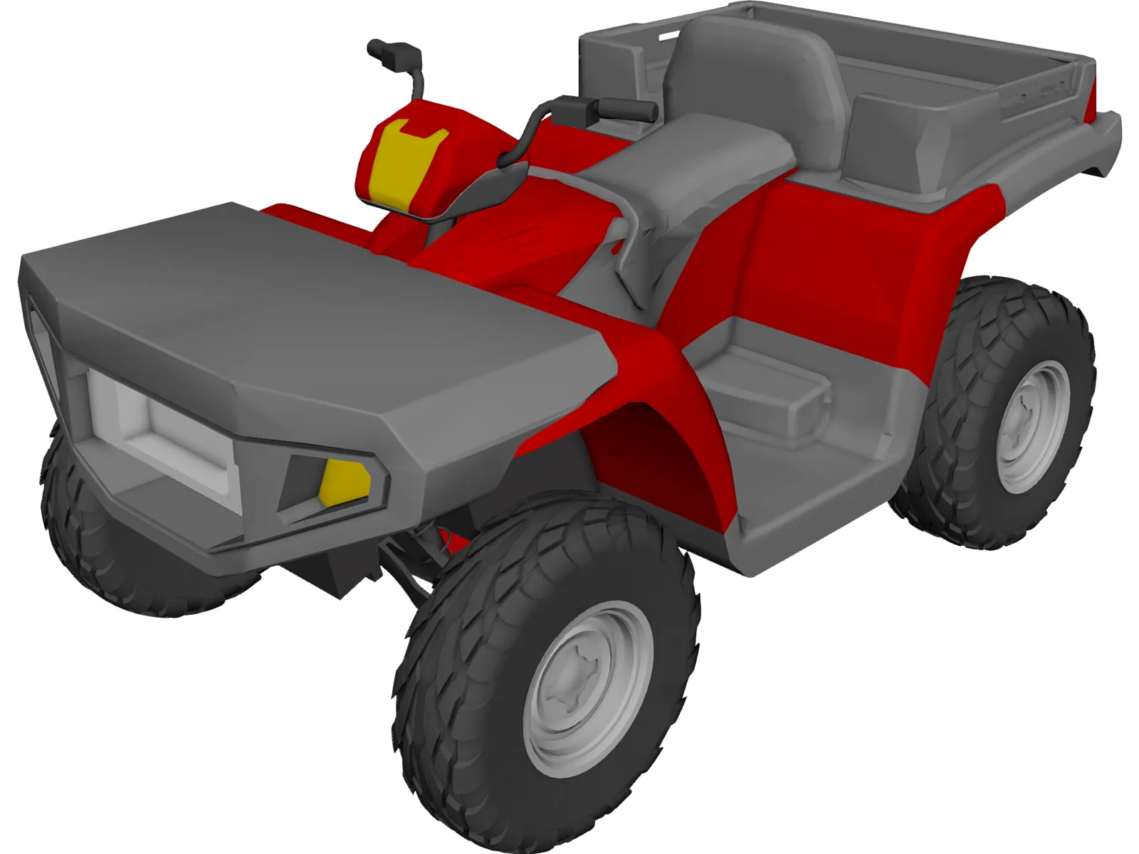 Polaris Sportsman 500 ATV 3D Model main preview
