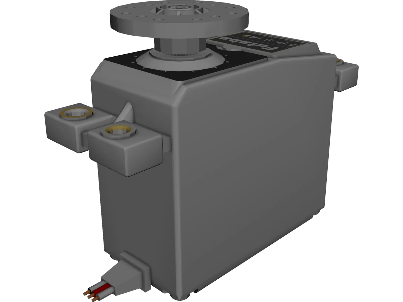 RC Futaba Servo FP-S148 3D Model main preview