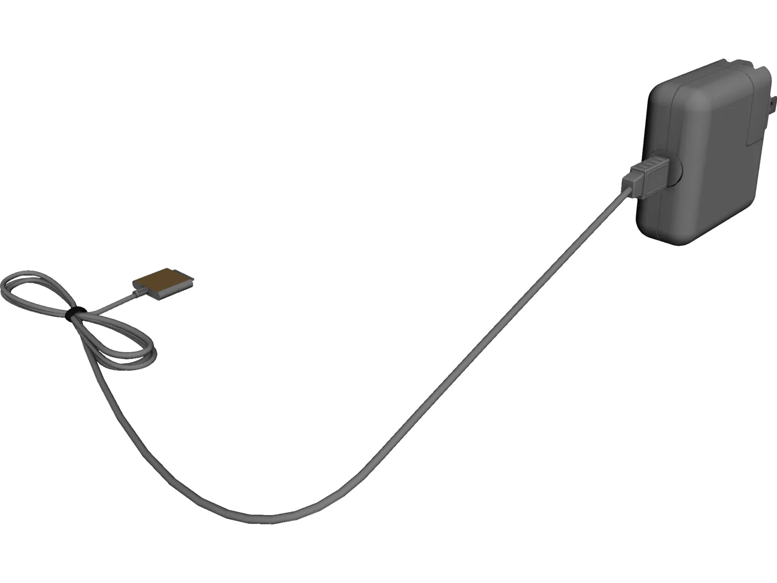 Apple iPhone Charger 3D Model main preview