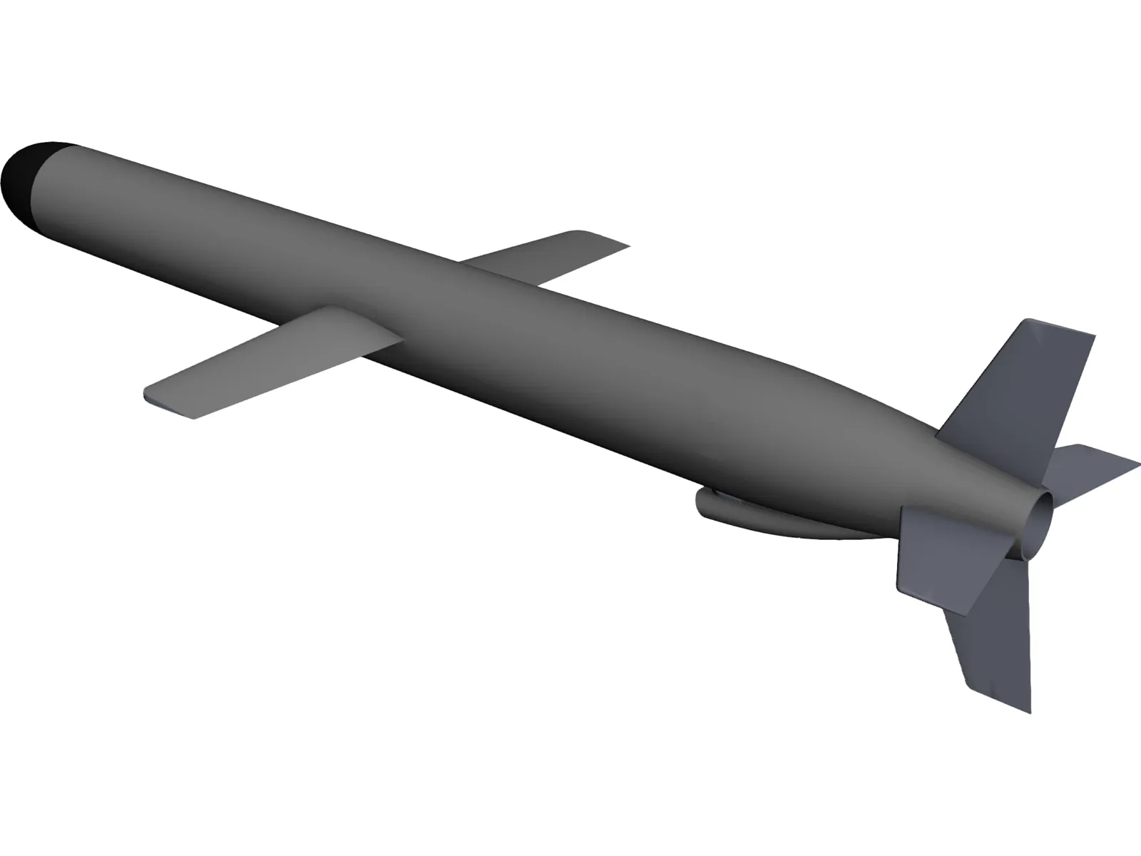 BGM-109 Tomahawk 3D Model main preview