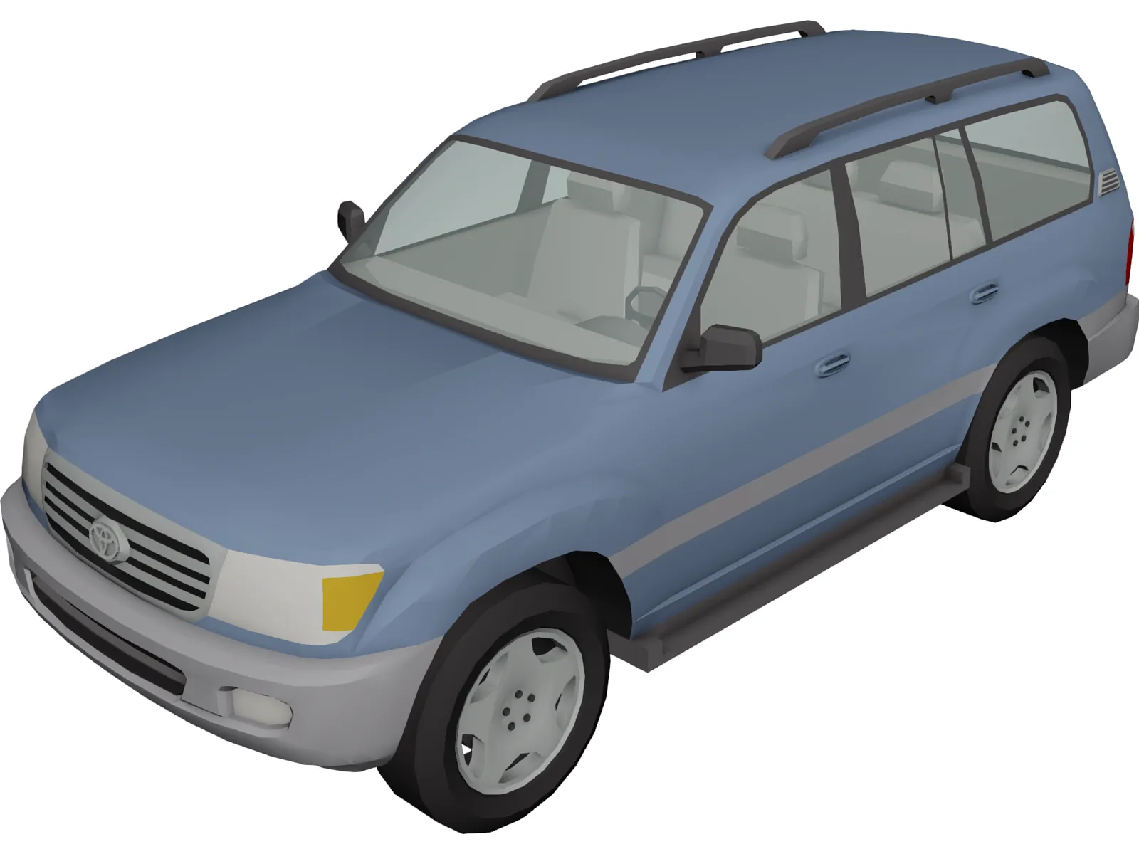 Toyota Land Cruiser (2006) 3D Model main preview