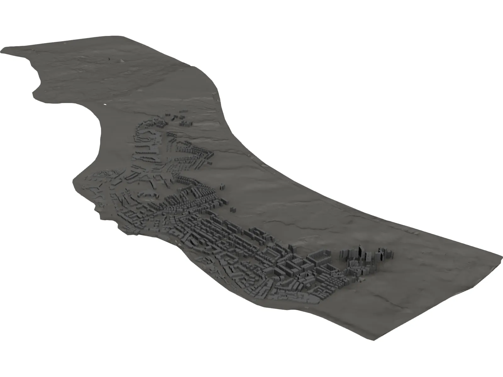 Ciudad Del Puerto 3D Model main preview