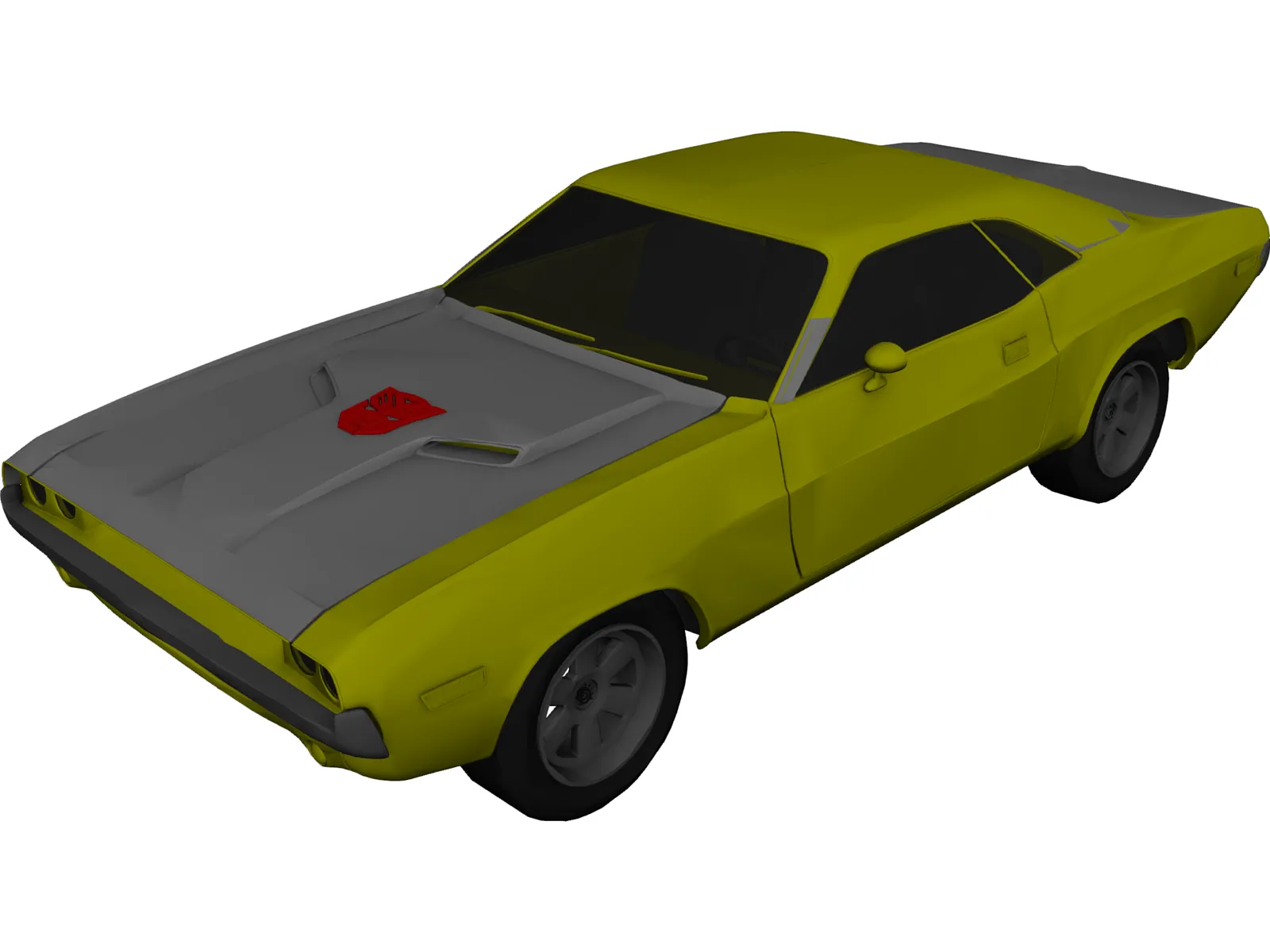Chevrolet Camaro (1969) 3D Model main preview