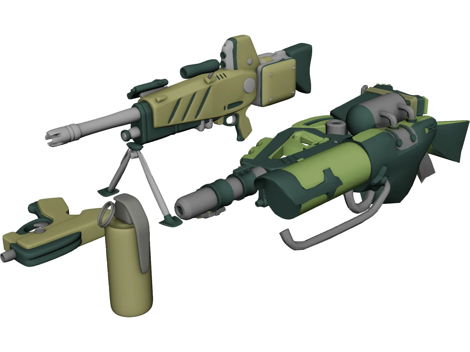 Ultimate Arsenal 3D Model main preview
