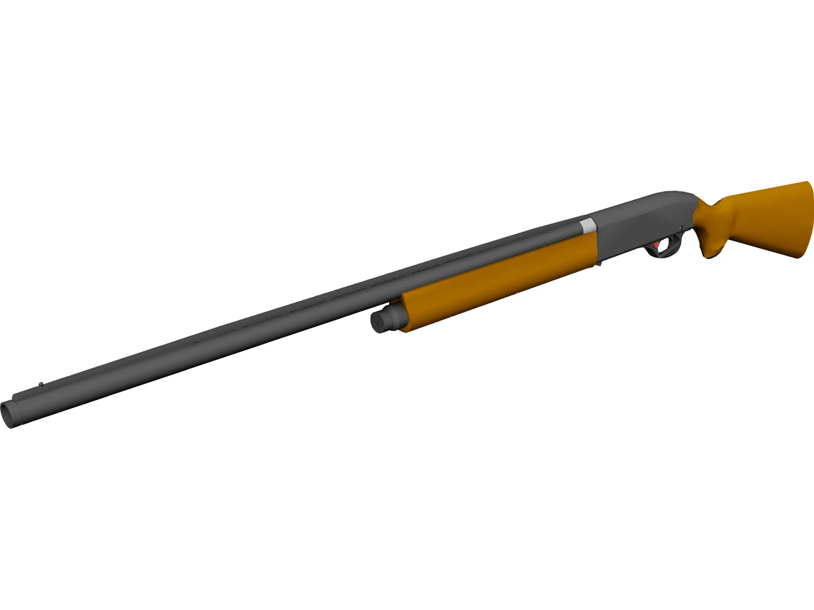Winchester 1400 Shotgun 3D Model main preview