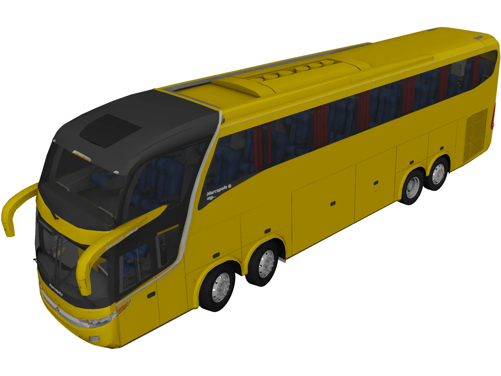 Marcopolo Paradiso (2013) 3D Model main preview