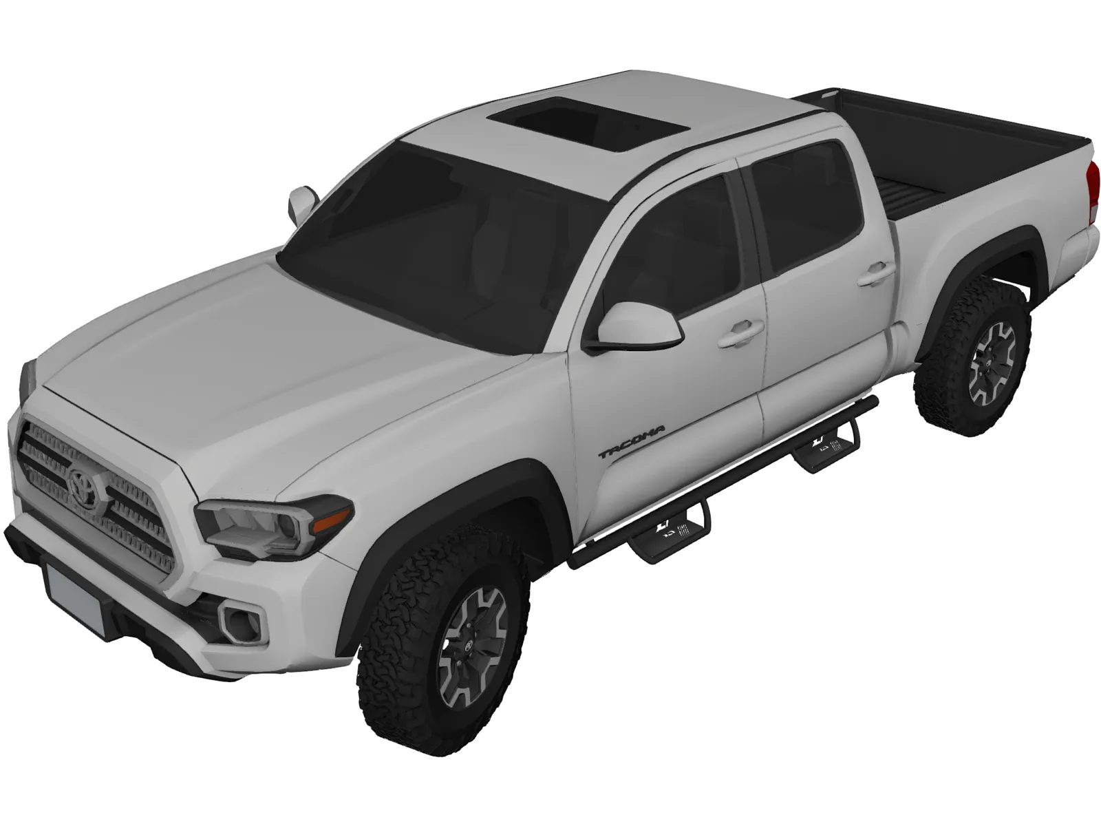 Toyota Tacoma (2020) 3D Model main preview
