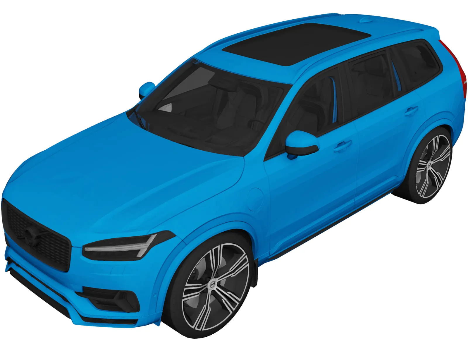 Volvo XC90 Design (2019) 3D Model main preview