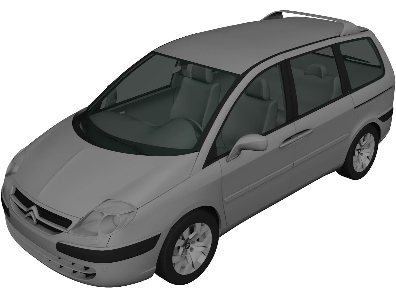 Citroen C8 (2002) 3D Model main preview