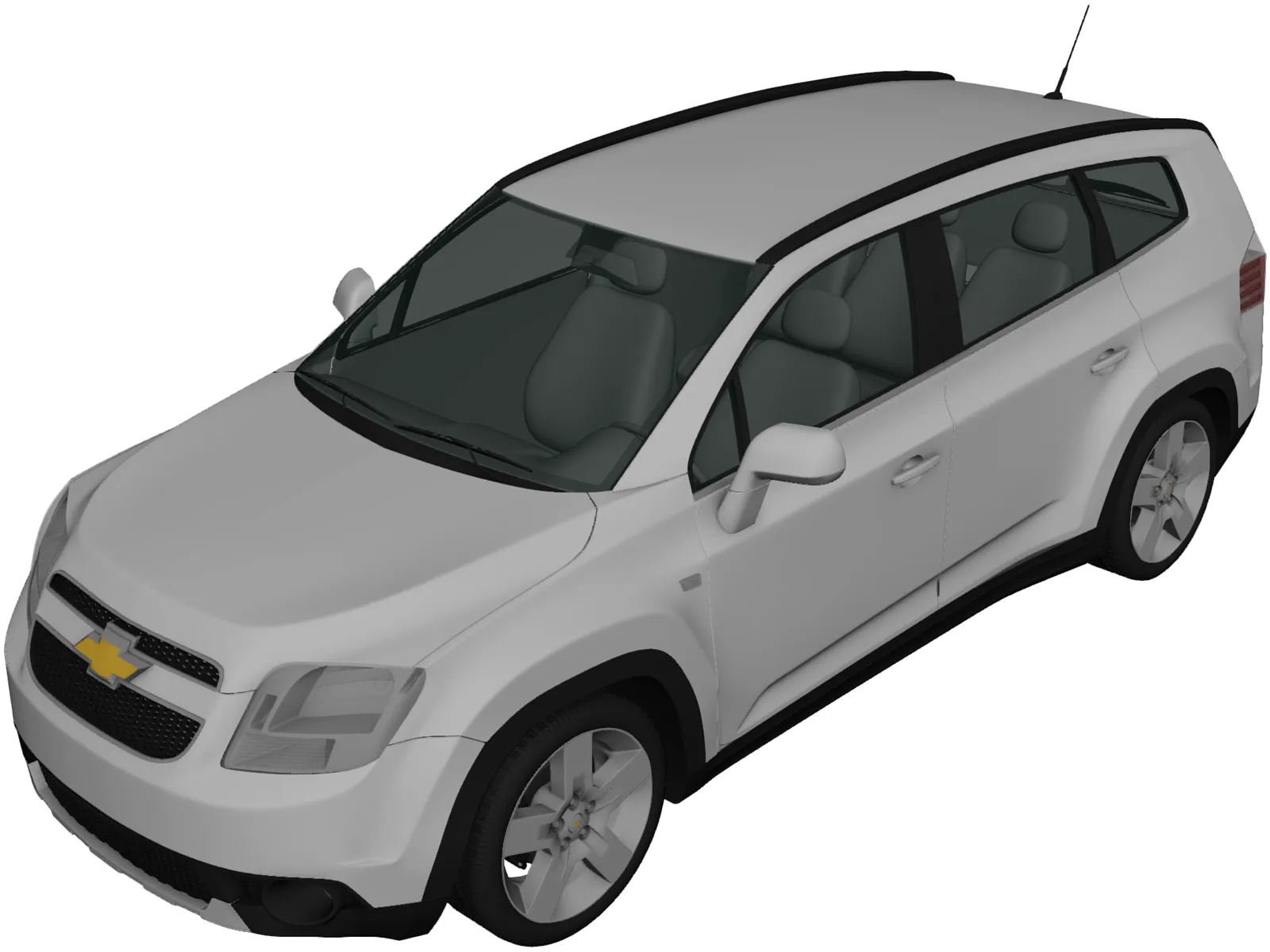 Chevrolet Orlando (2010) 3D Model main preview