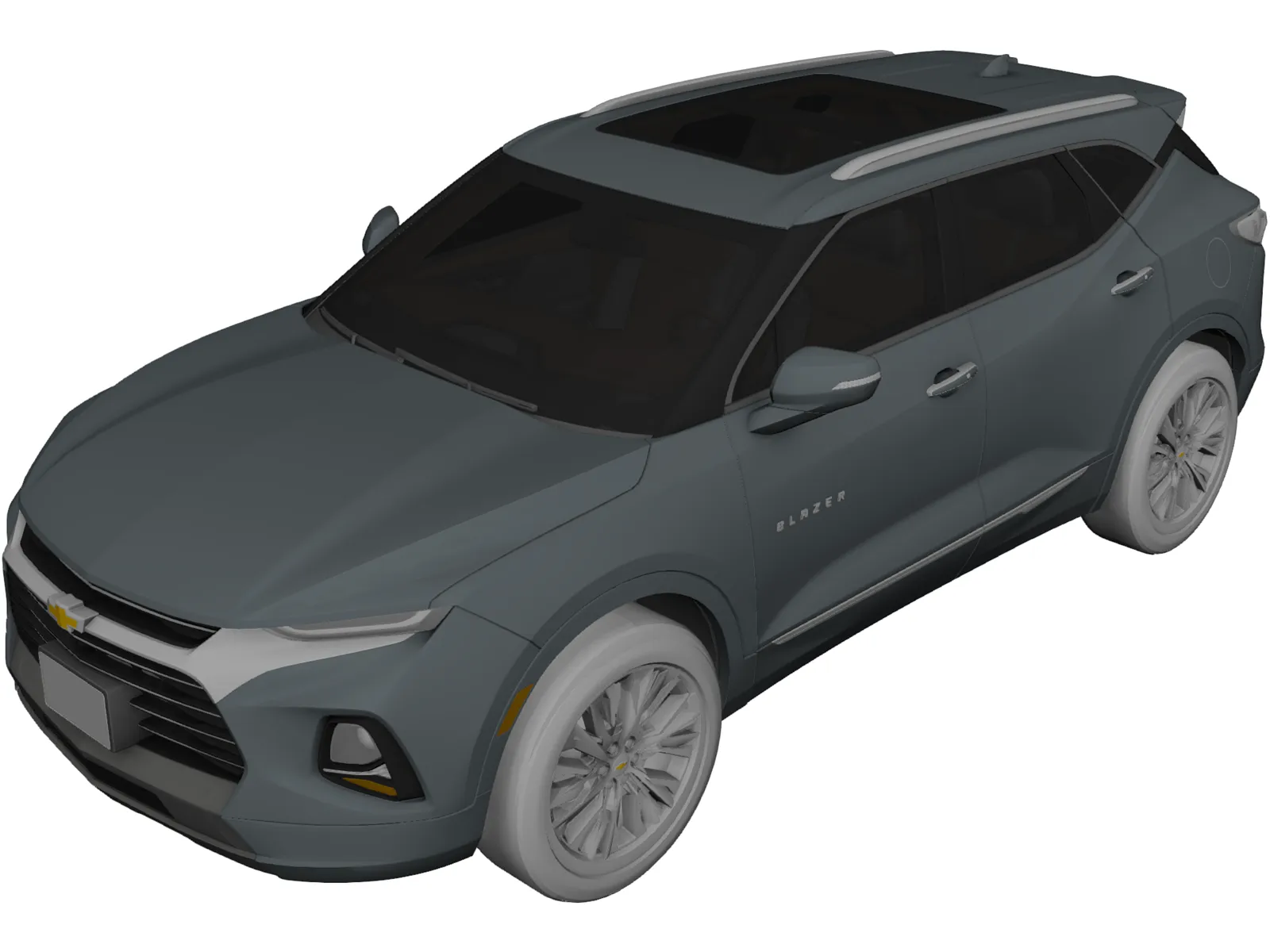 Chevrolet Blazer Premium (2018) 3D Model main preview