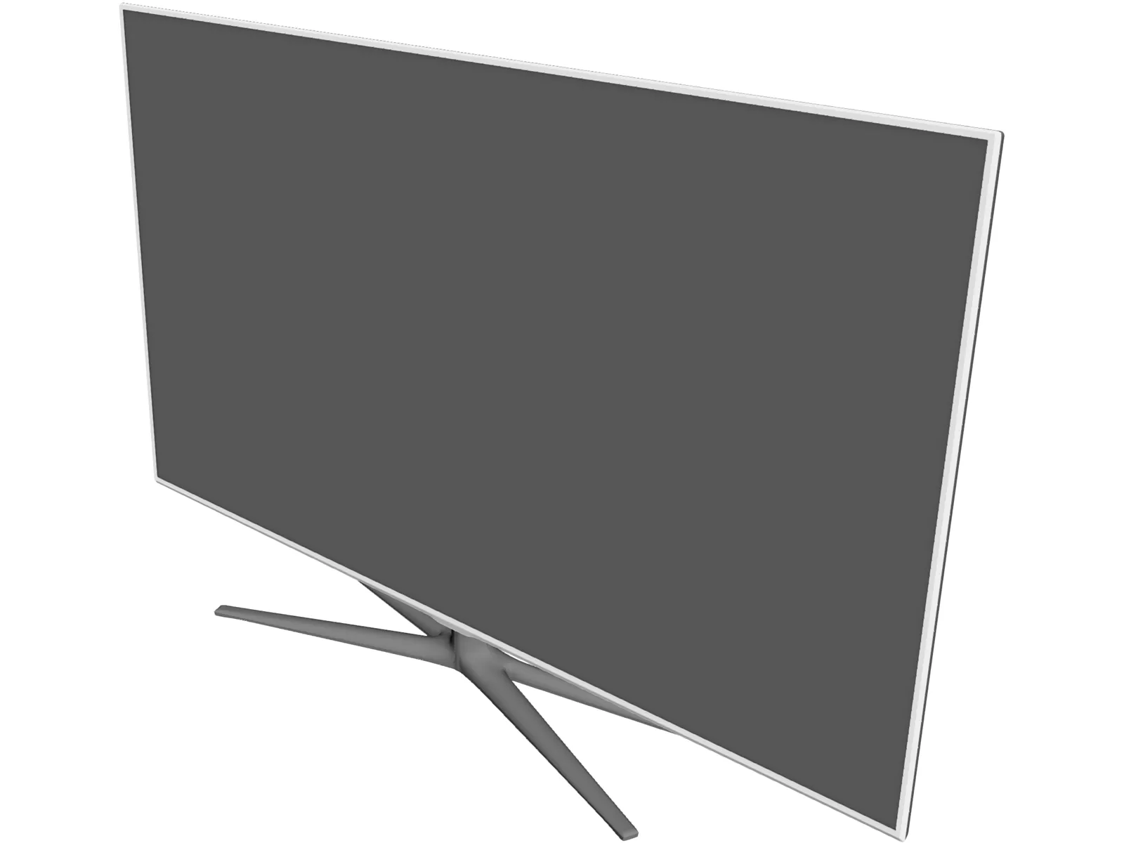 Samsung LED TV 3D Model main preview