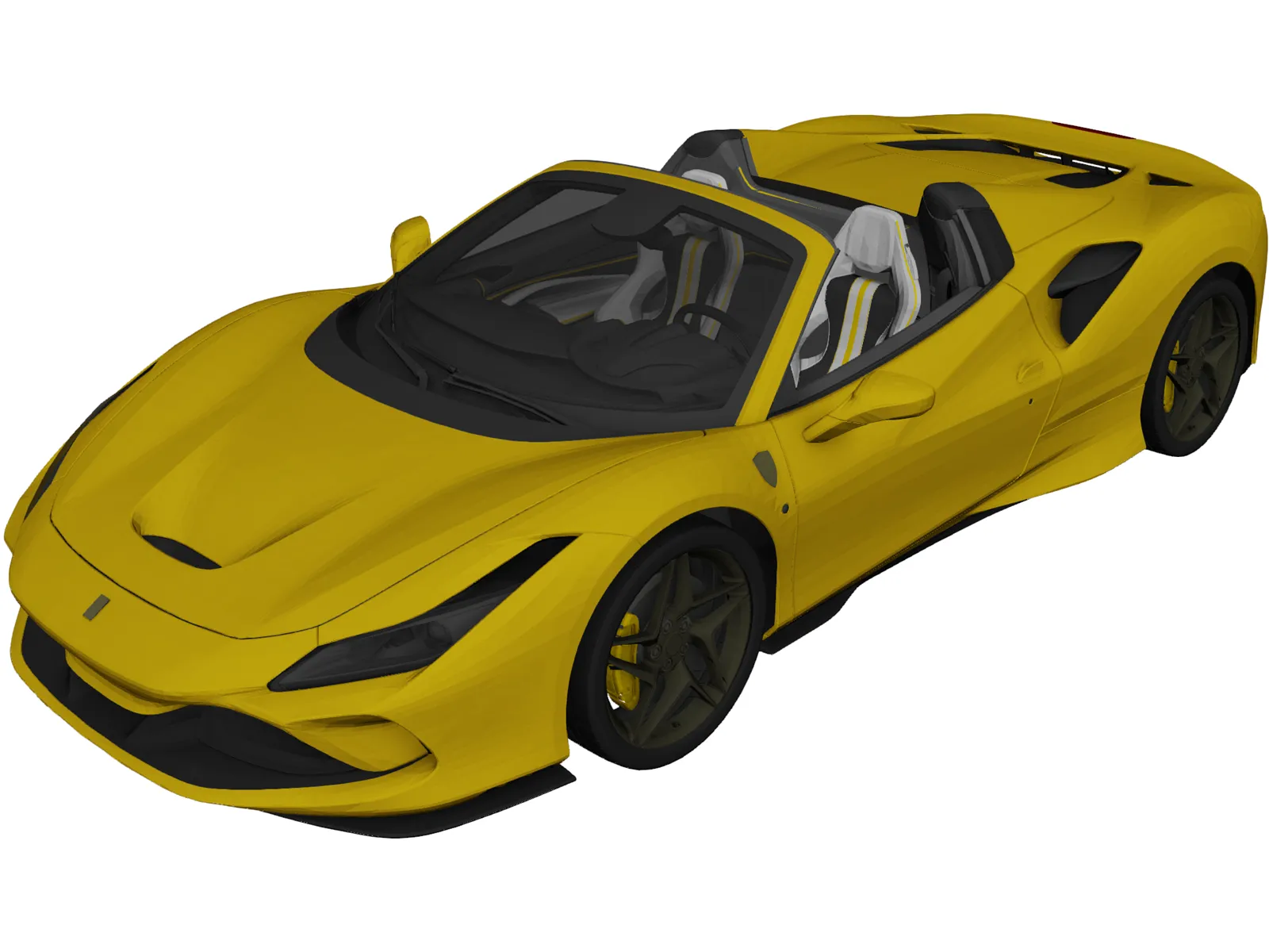Ferrari F8 Spider (2020) 3D Model main preview
