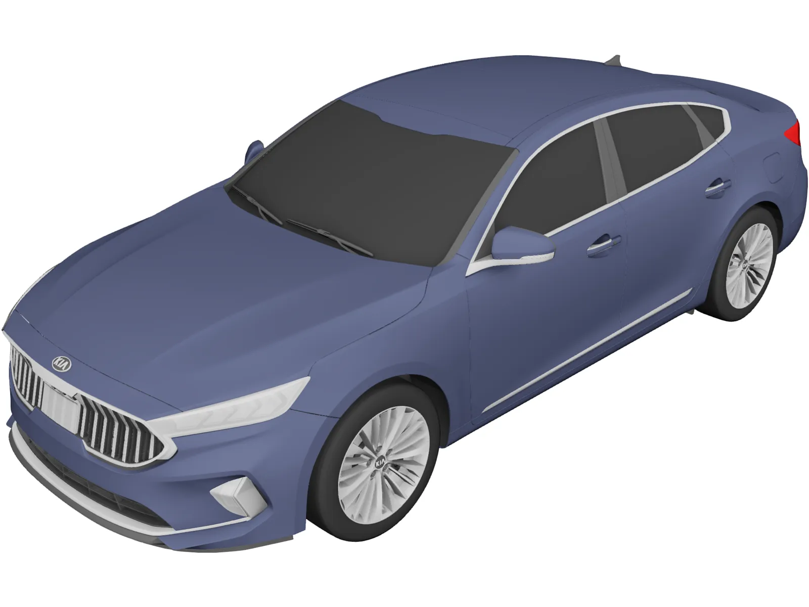 Kia Cadenza (2020) 3D Model main preview