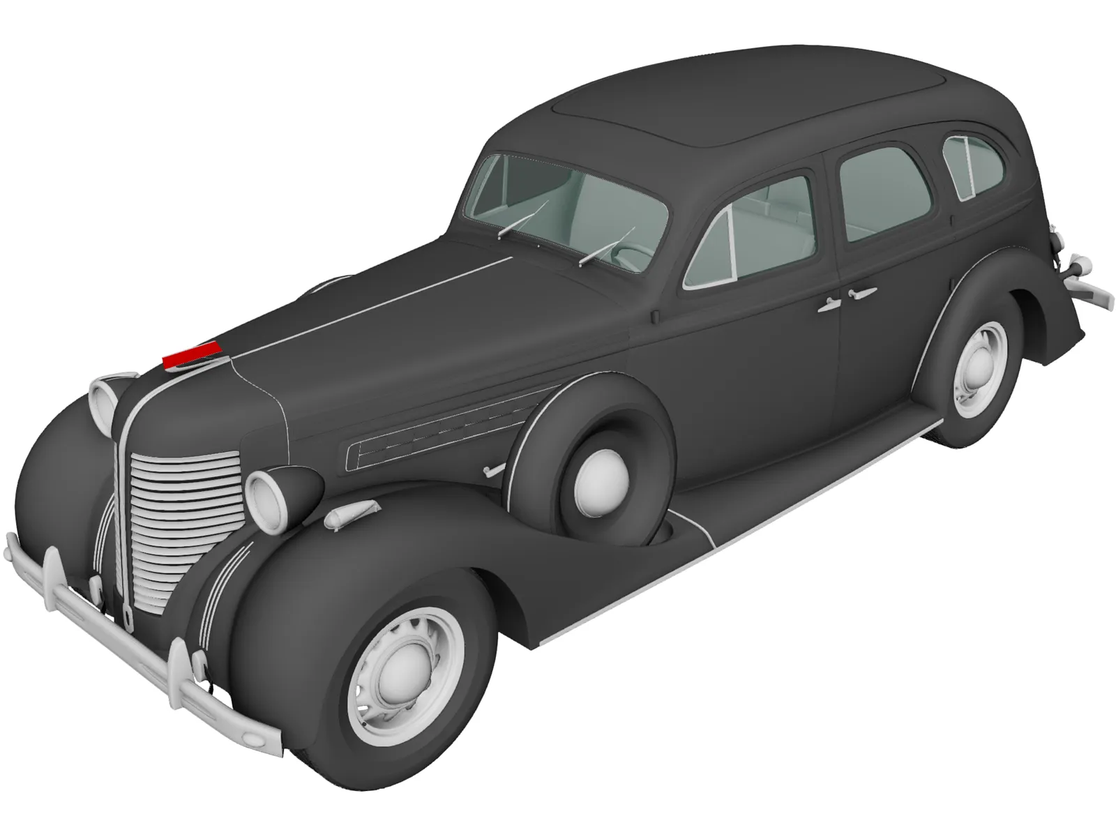 ZIS 101A (1939) 3D Model main preview
