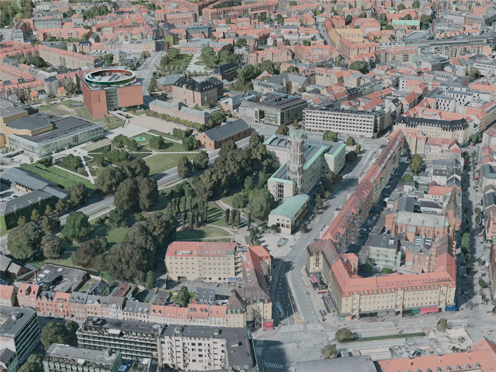 Aarhus City, Denmark (2020) 3D Model main preview