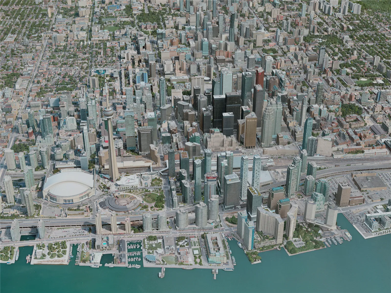 Toronto City, Canada (2020) 3D Model main preview