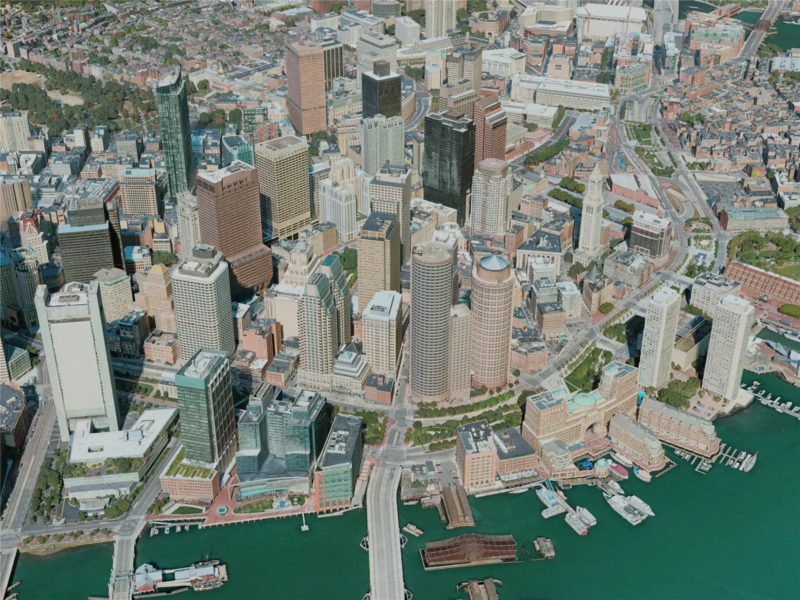 Boston City, USA (2020) 3D Model main preview