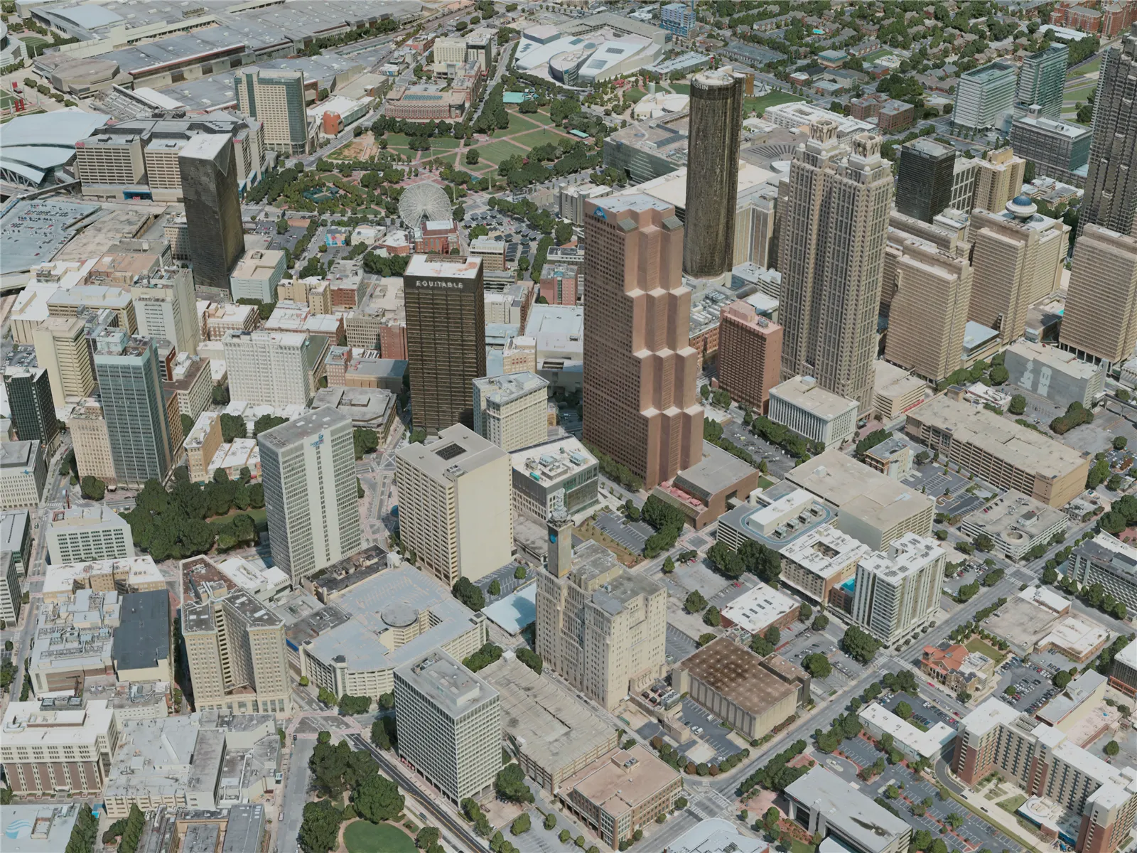 Atlanta City, GA, USA (2020) 3D Model main preview