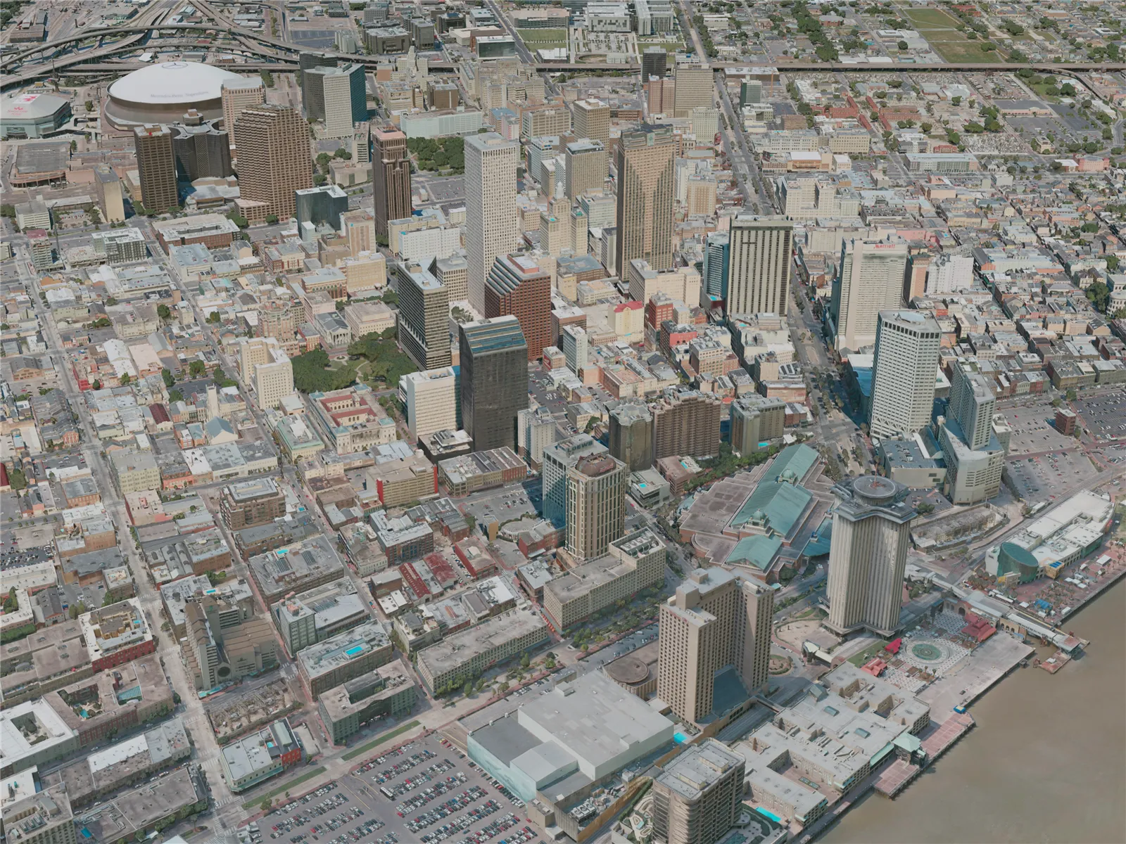 New Orleans City, USA (2020) 3D Model main preview