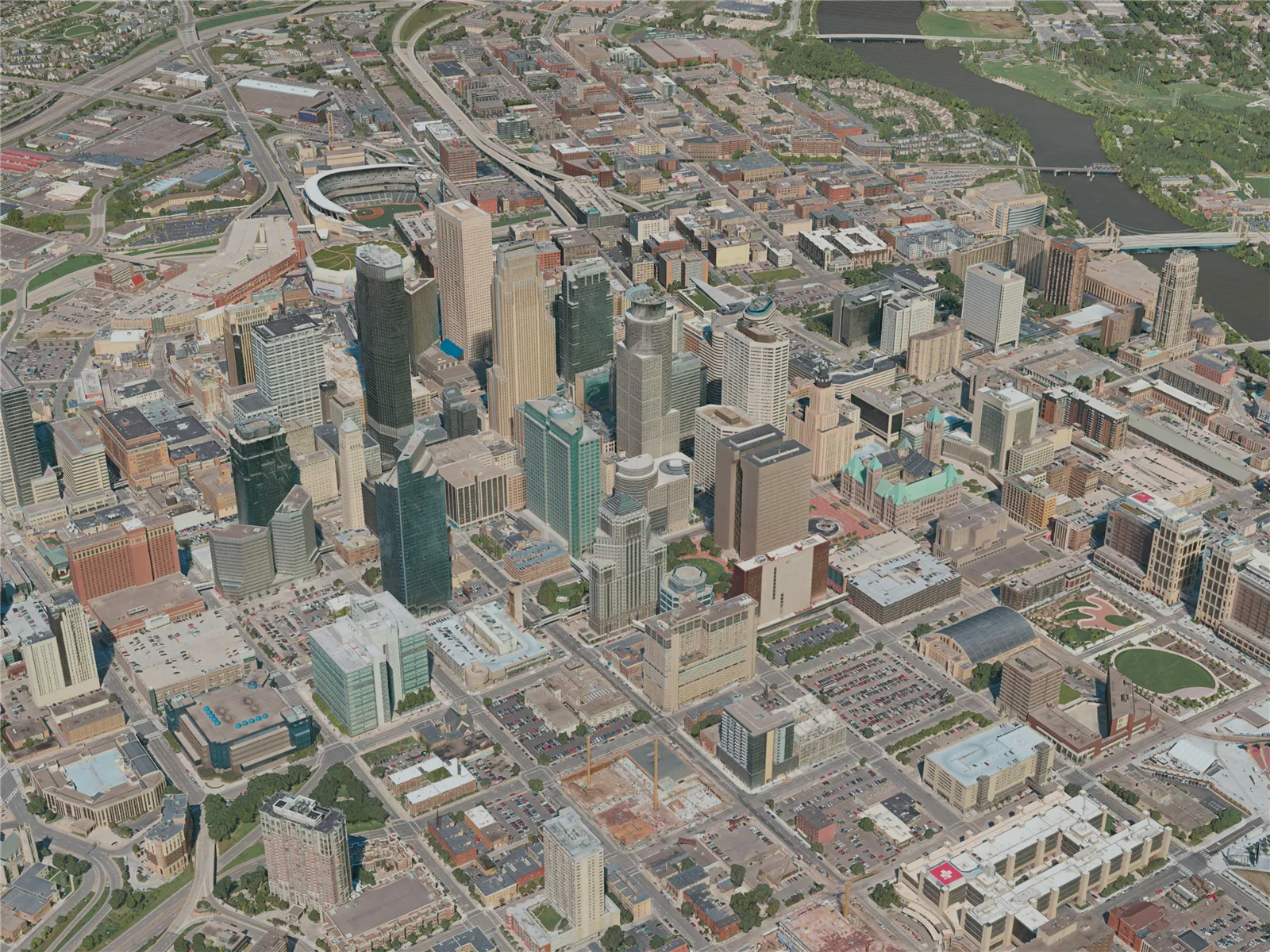 Minneapolis City, USA (2020) 3D Model main preview