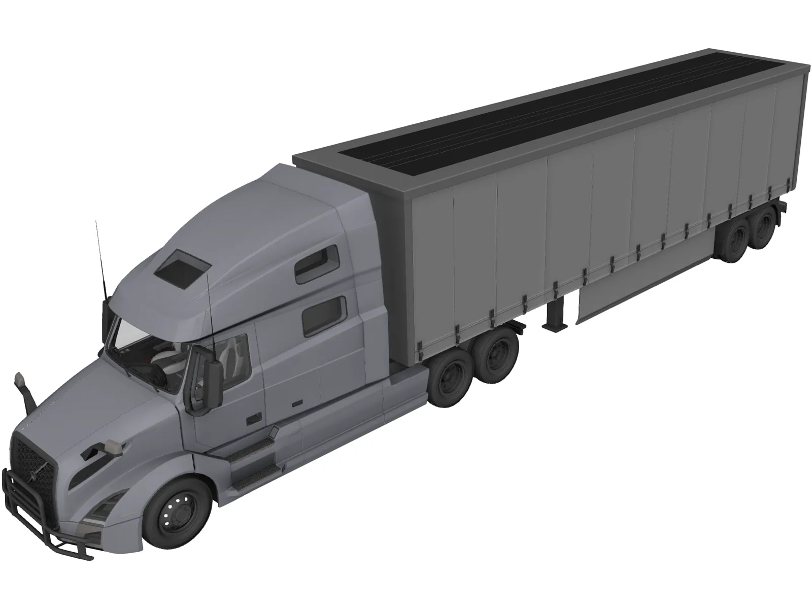 Volvo VNL (2020) 3D Model main preview