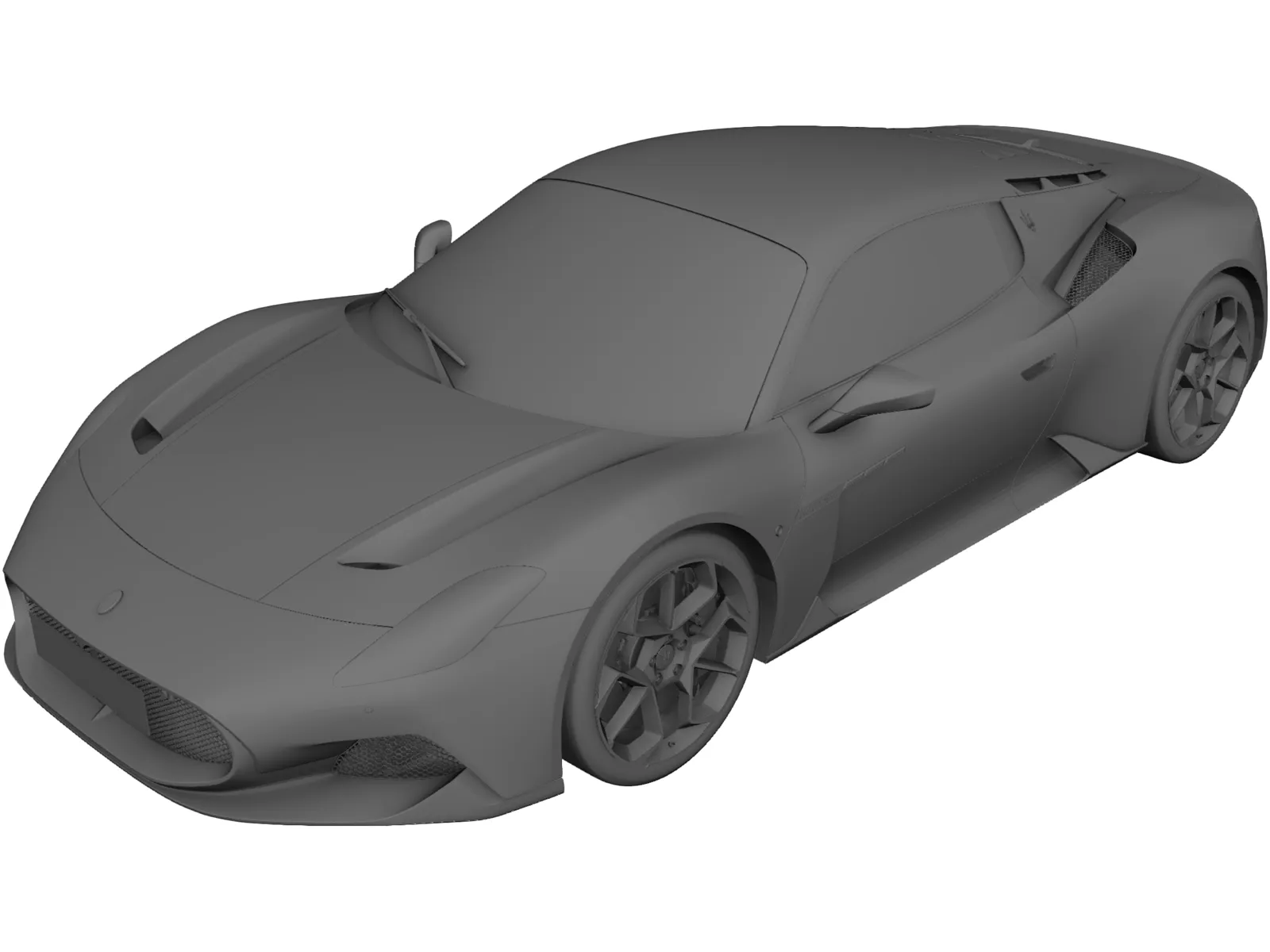 Maserati MC20 (2021) 3D Model main preview