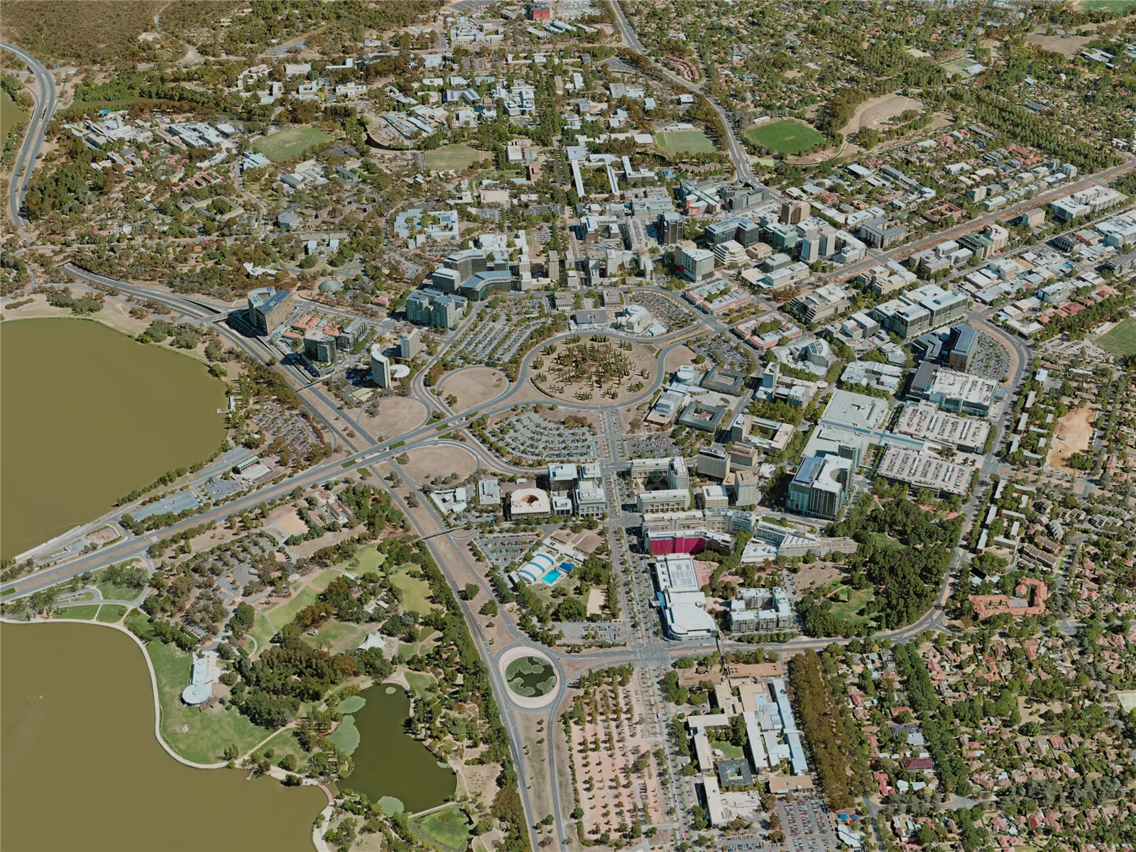 Canberra City, Australia (2020) 3D Model main preview