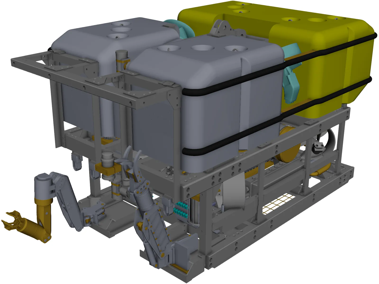 ROV Workclass 3D Model main preview