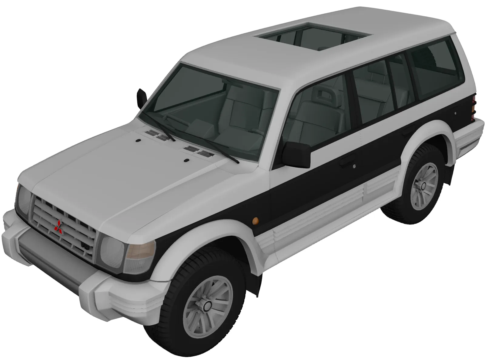 Mitsubishi Pajero (1991) 3D Model main preview