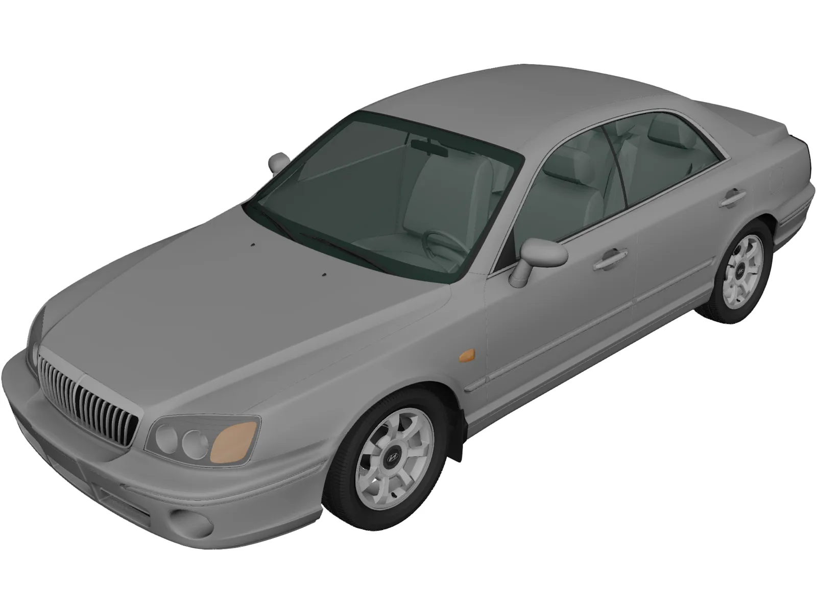 Hyundai Grandeur XG (1999) 3D Model main preview