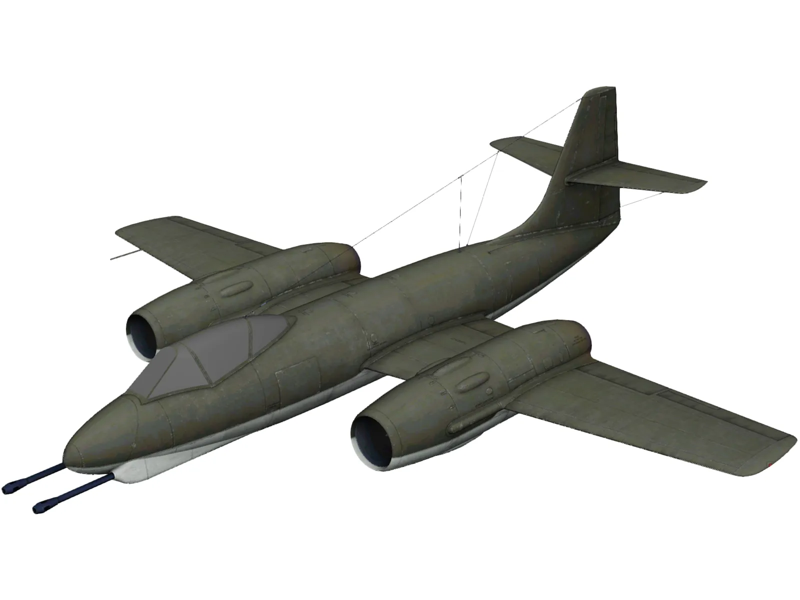 Alekseyev I-215 3D Model main preview