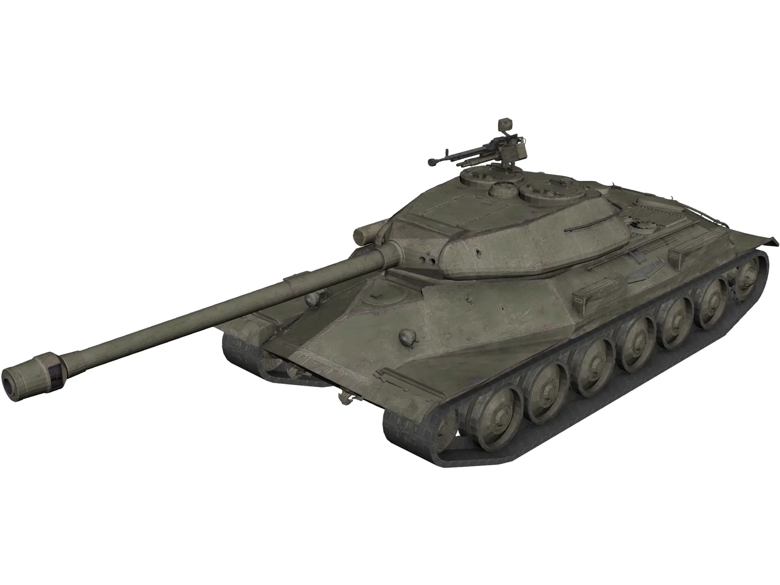 Object 252U 3D Model main preview
