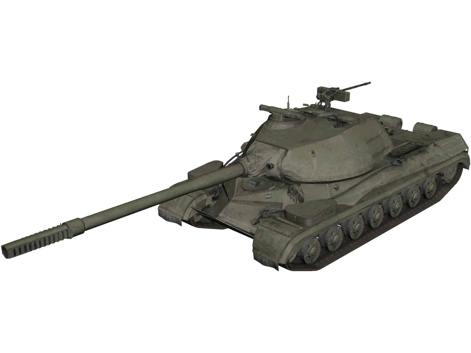 Object 268 Variant 5 3D Model main preview