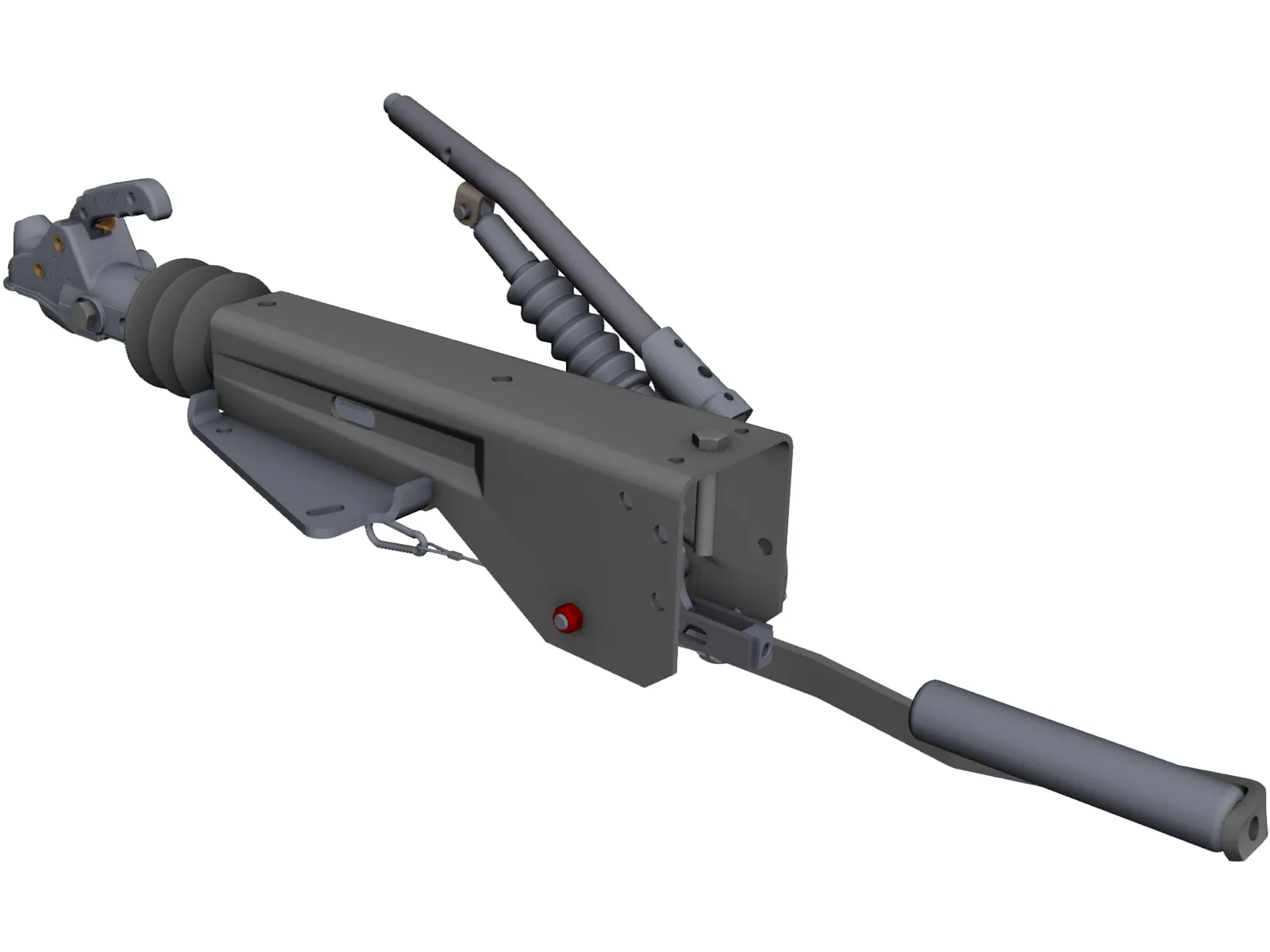 Trailer Coupler 3D Model main preview