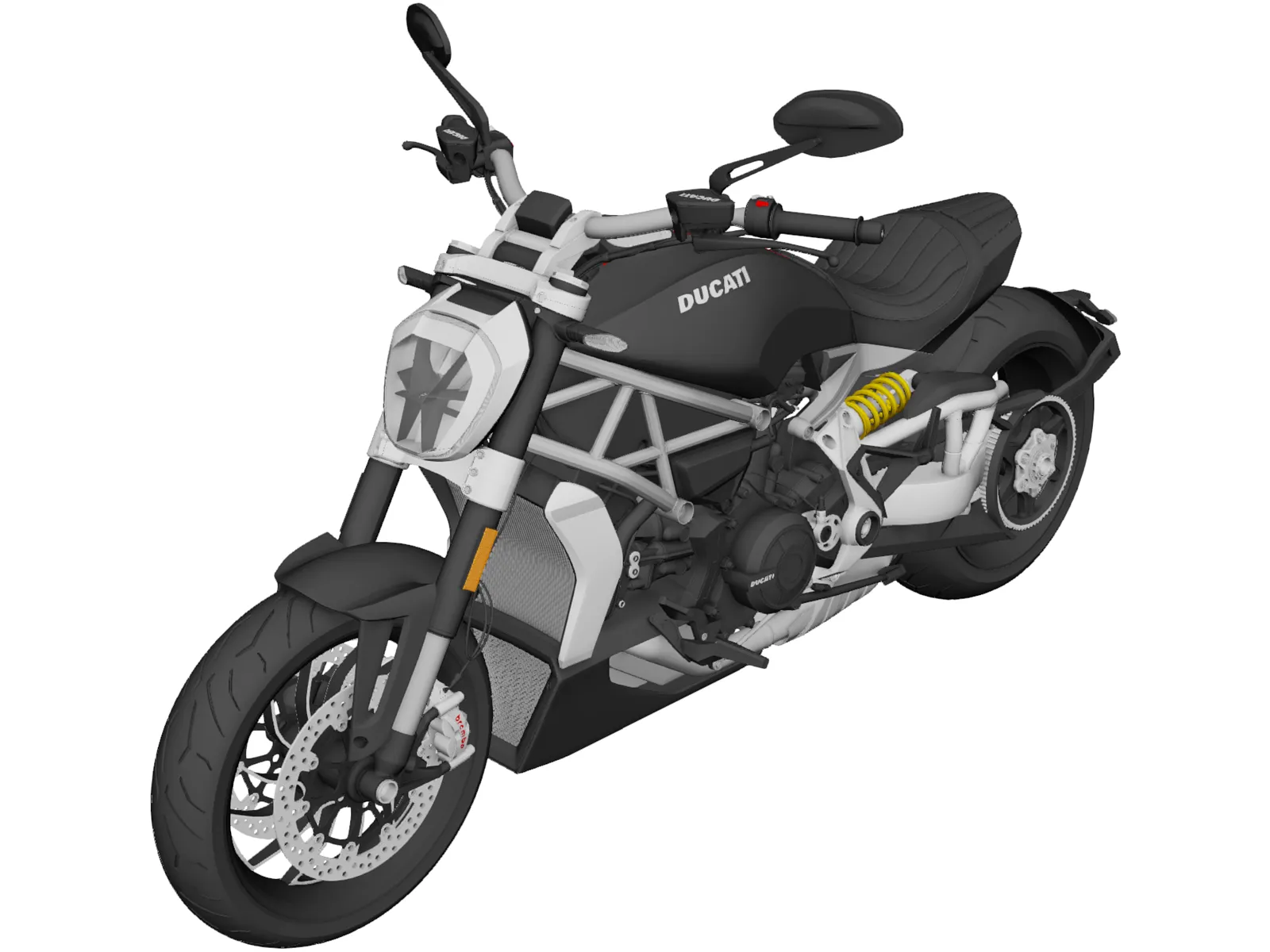 Ducati X-Diavel (2016) 3D Model main preview