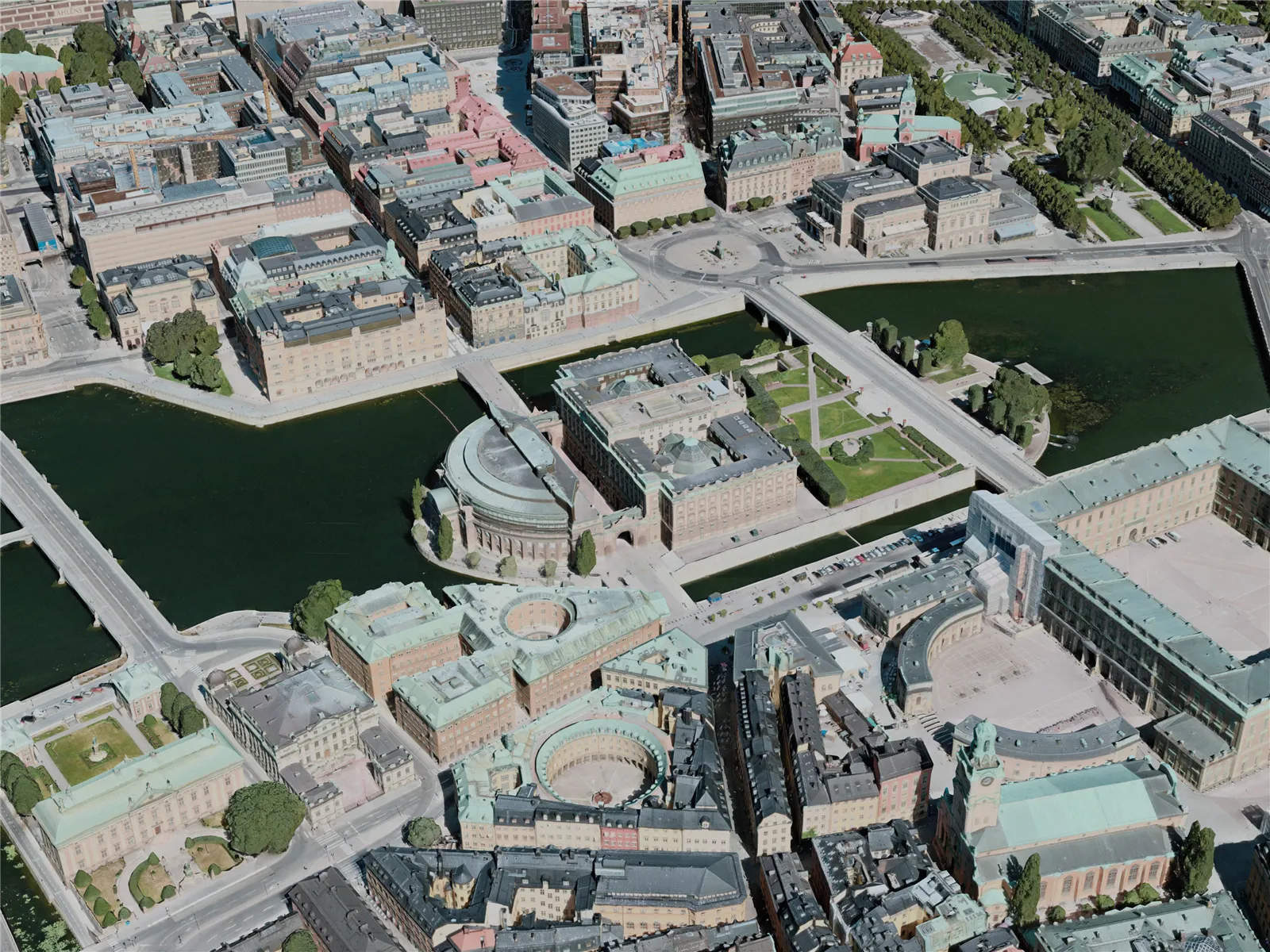 Stockholm City, Sweden (2020) 3D Model main preview