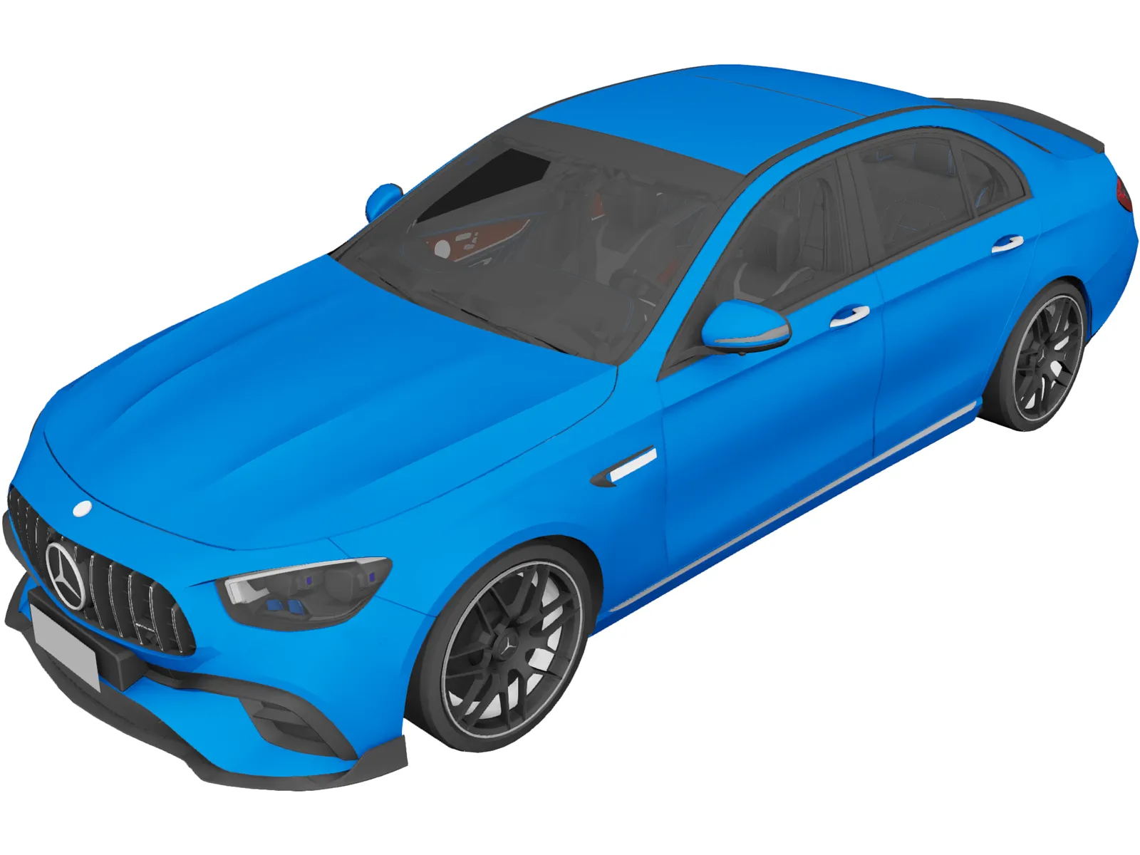Mercedes-AMG E 63 S (2021) 3D Model main preview