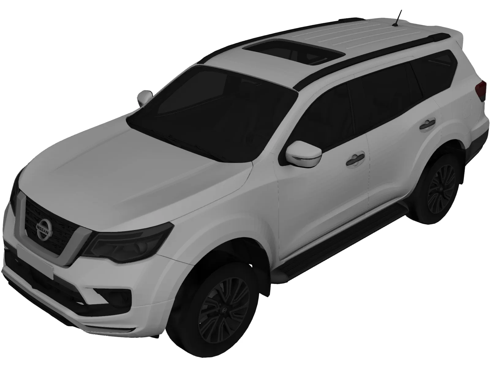 Nissan Terra (2019) 3D Model main preview