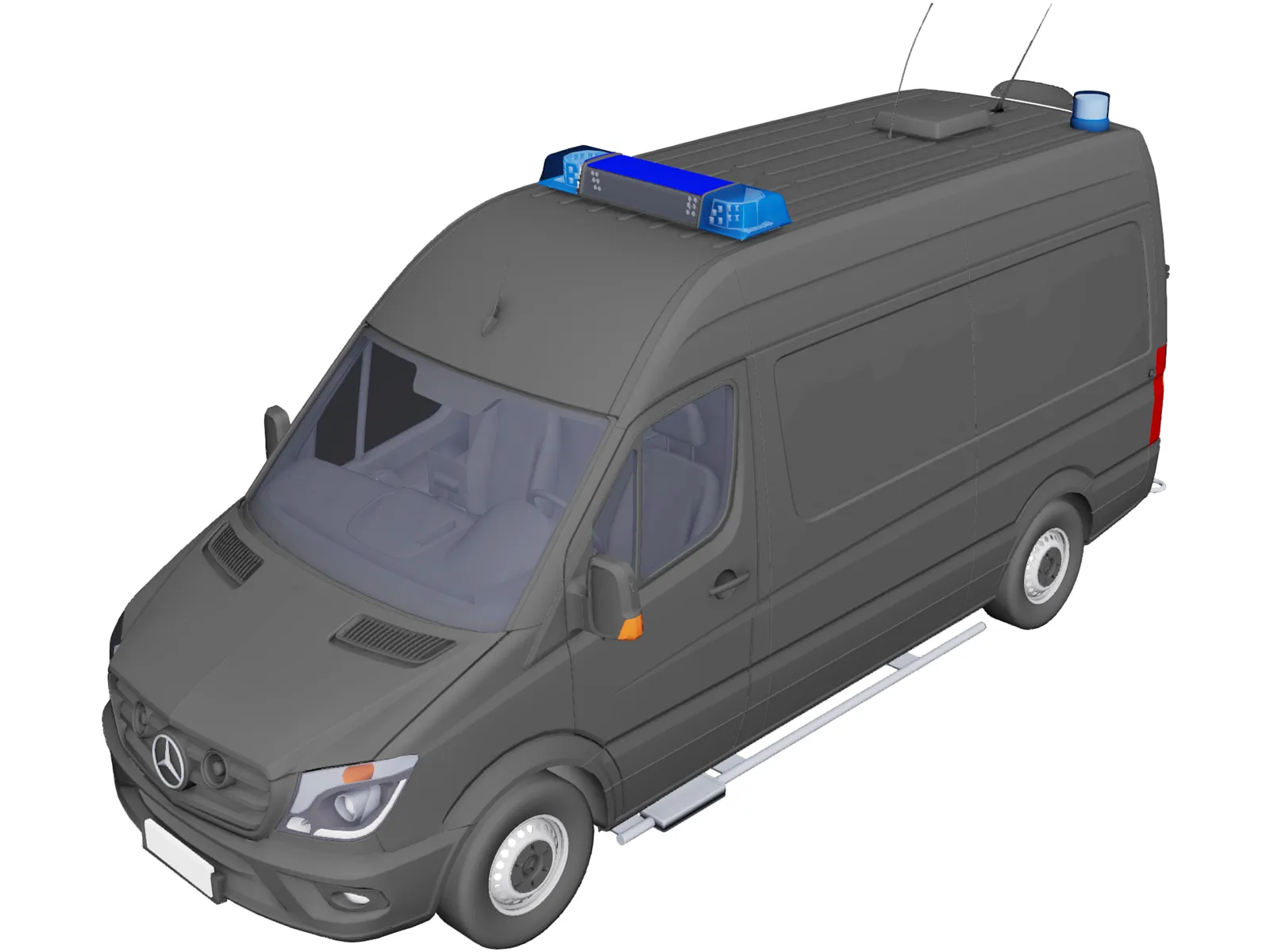Mercedes-Benz Sprinter RTK7 3D Model main preview