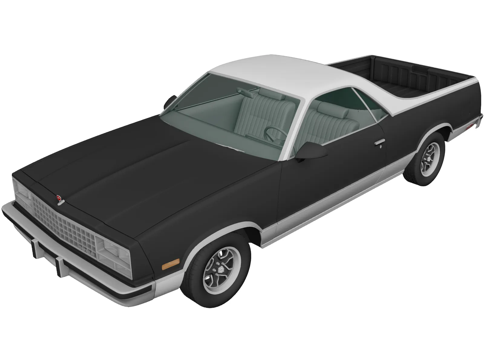 Chevrolet El Camino (1982) 3D Model main preview
