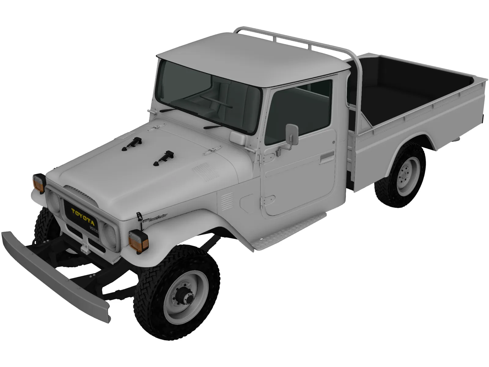 Toyota Land Cruiser Pickup (1979) 3D Model main preview
